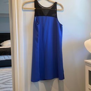 Blue and black a line Parker dress